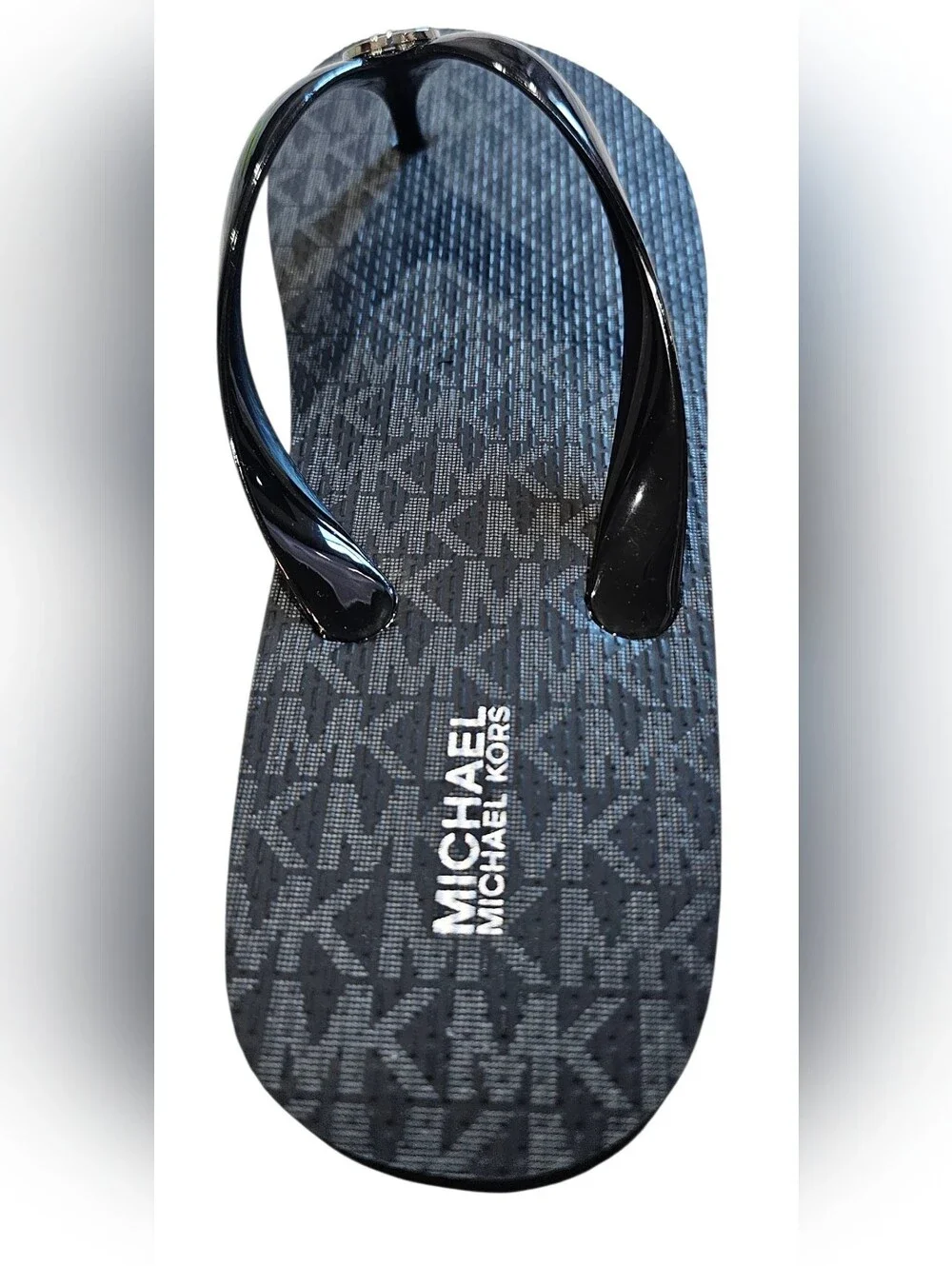 Michael Kors Mini Jet Set Print PVC Sandals, Size 8, New Without Tag